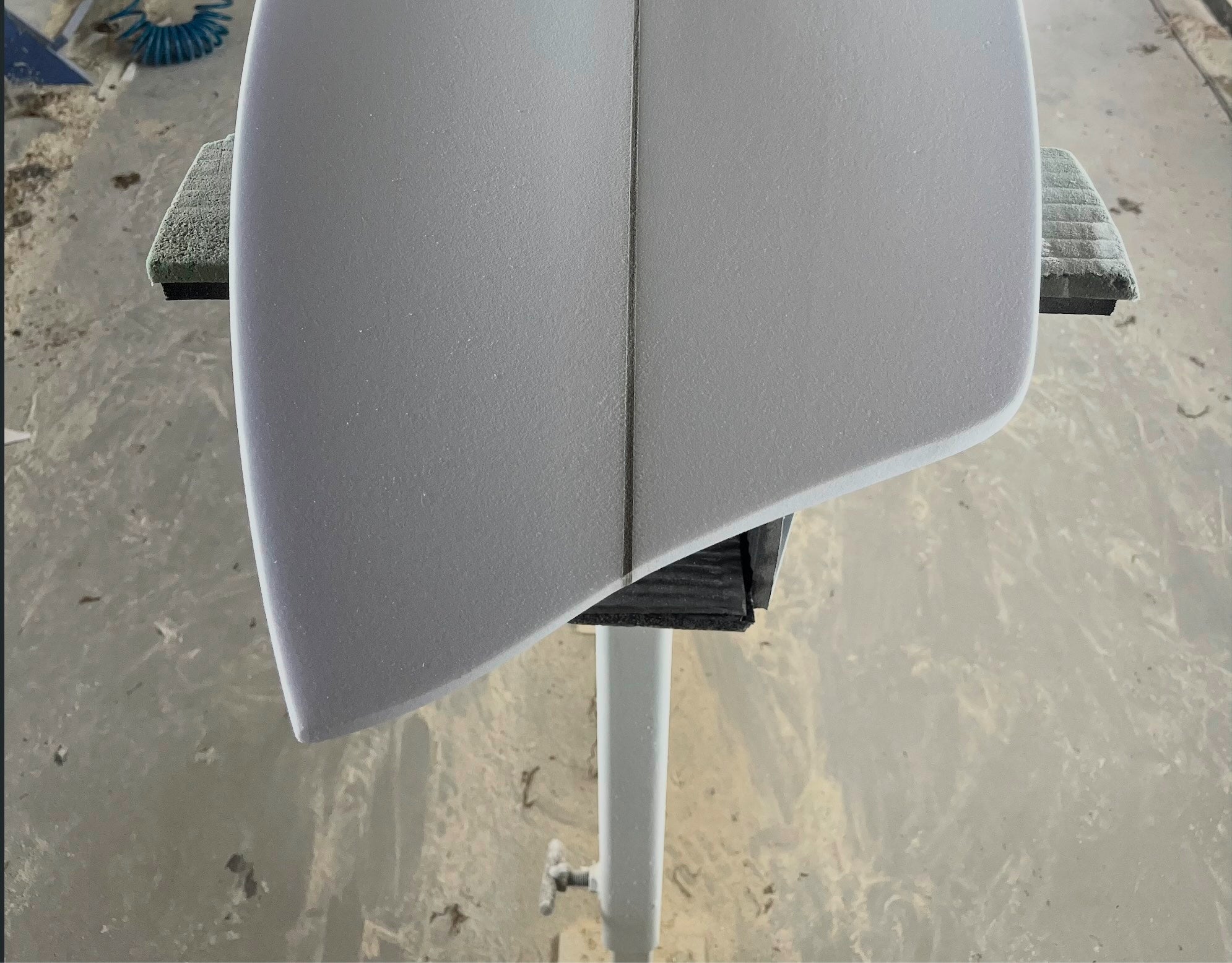 5'8 Asym surfboard model in progress