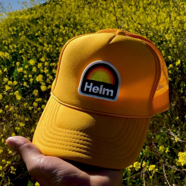 Super Bloom Trucker Hat - Yellow