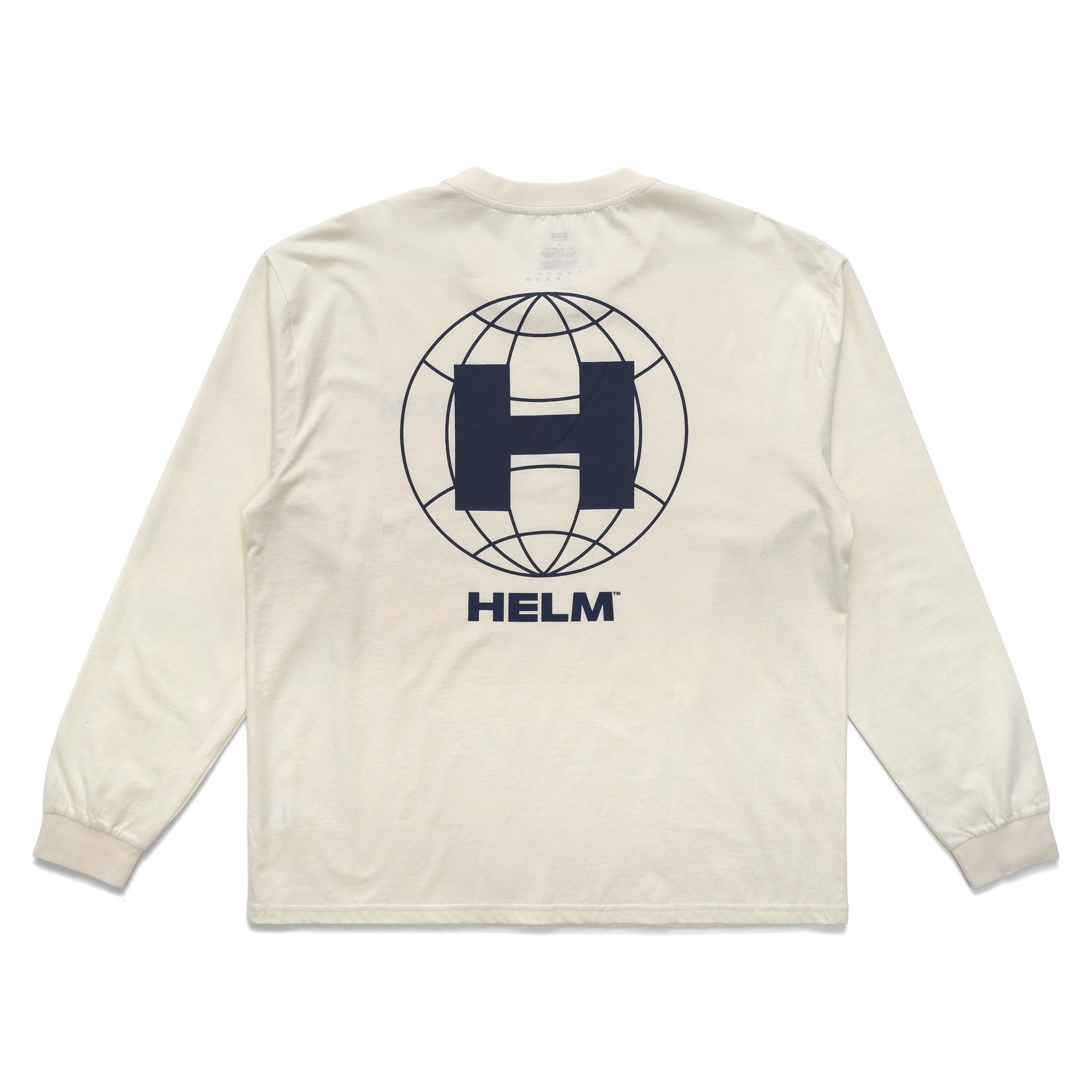 Globe L/S Tee - Creme