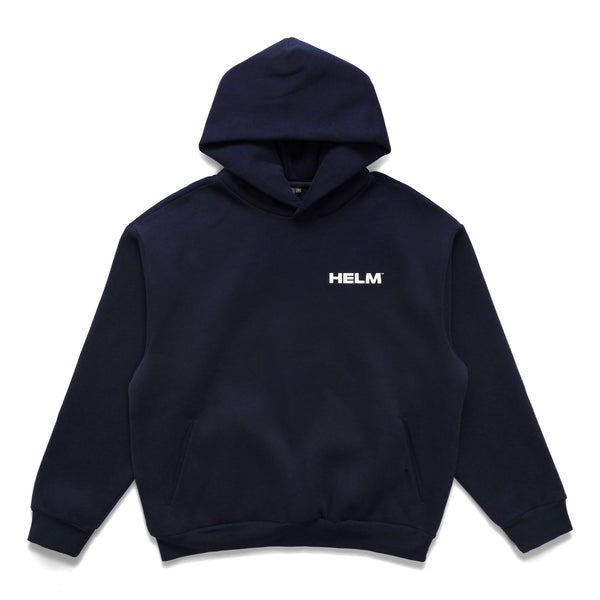 Block Logo Hoodie - Navy